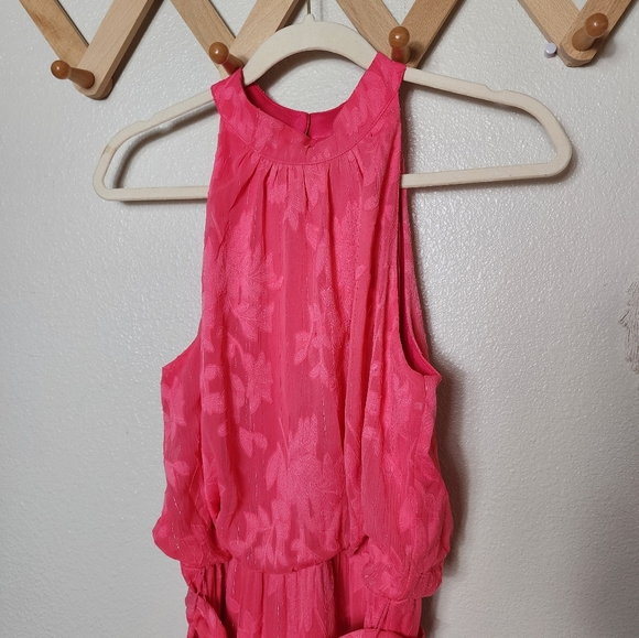 Julia Jordan Floral Sleeveless Tiered Maxi Dress In Pink - Picture 4 of 13